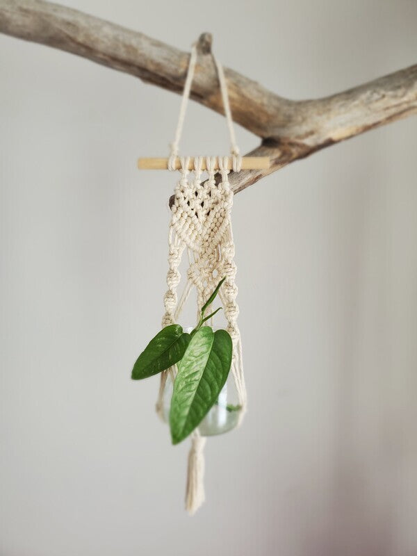 Accessoire en macramé